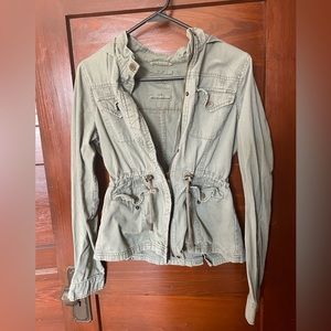 Green/Olive denim jacket